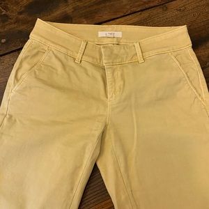 LOFT buttery yellow capris!